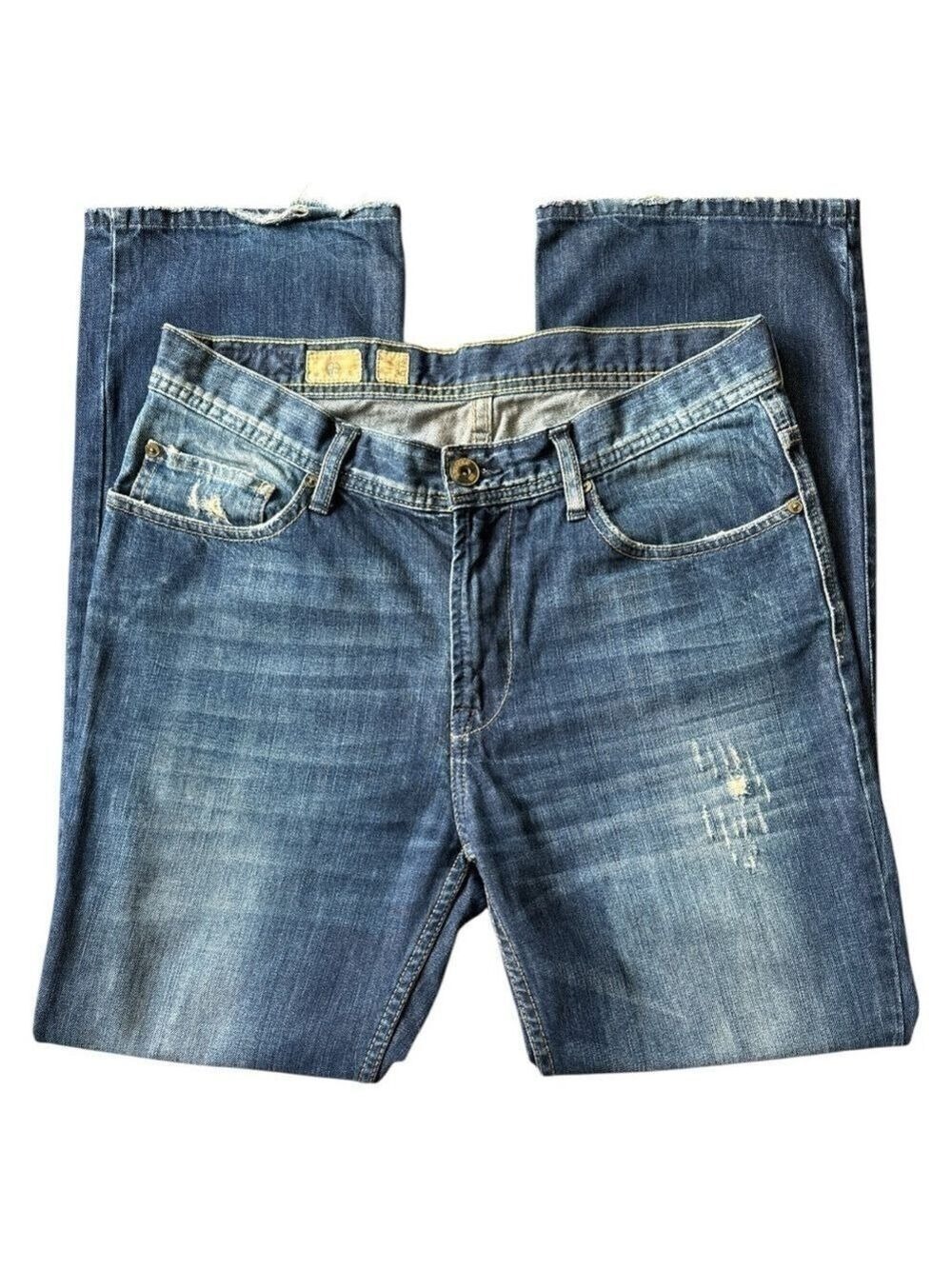 Tre Vero Distressed Jeans Size 32/30 - Picture 3 of 11